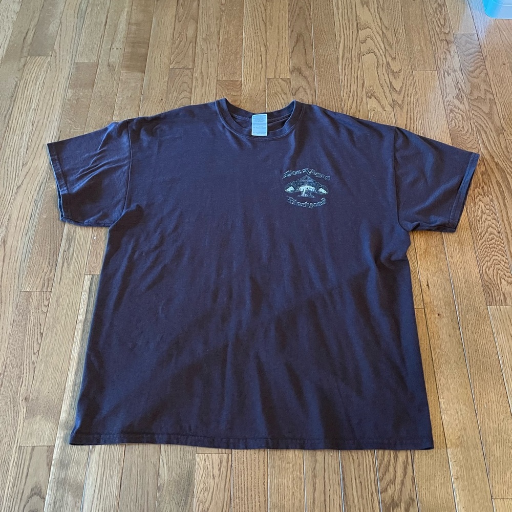 Men’s Las Vegas Blackjack dark maroon tshirt size XL - Picture 2 of 6